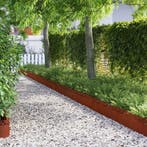 vidaXL Gazonranden 30 pcs Roestig 103 x 0,05 x 22 cm, Tuin en Terras, Overige Tuin en Terras, Verzenden, Nieuw