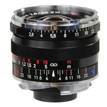 Carl Zeiss Biogon T* 28mm f/2.8 ZM Leica M - Zwart, Ophalen of Verzenden, Nieuw, Groothoeklens