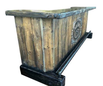 Robuuste Mancave bar met geschilderd logo, Ophalen of Verzenden, Nieuw in verpakking, Barinrichting