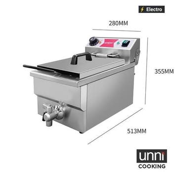 UnniCooking Friteuse | BUDGET | Elektrisch | 8L | 50°C/180°C, Ophalen of Verzenden, Nieuw in verpakking