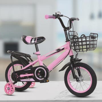 Kinderfiets 14/16 inch met Mandje - Verstelbare Hoogte - Voo, Verzenden, Nieuw