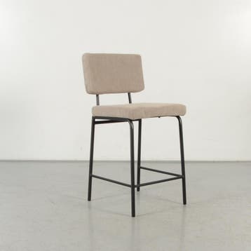 Barkruk gränna, taupe, 4-poot onderstel, Ophalen of Verzenden, Nieuw