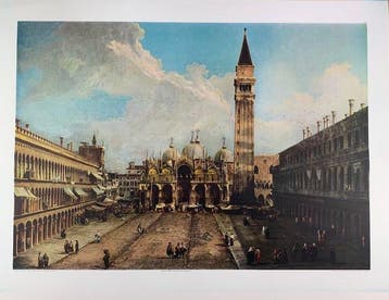 Antonio Canaletto (After) - The Piazza San Marco in Venice,