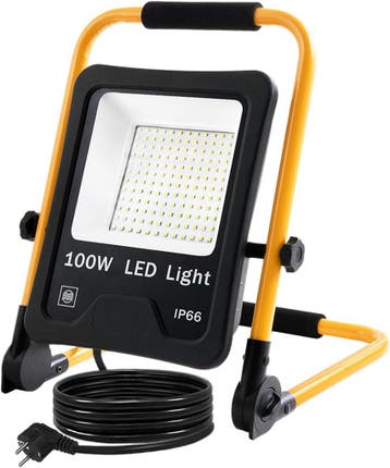 Bouwlamp LED - Werklamp - IP44 - 100W - NAIZY, Tuin en Terras, Verzenden, Zo goed als nieuw