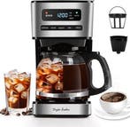 Koffiezetapparaat - filterkoffie - Glazen pot - RVS - 1,8L -, Verzenden, Zo goed als nieuw