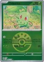 Chikorita 008/217 Reverse Holo Friend ball Ascended Heroes, Ophalen of Verzenden, Nieuw, Losse kaart, Foil