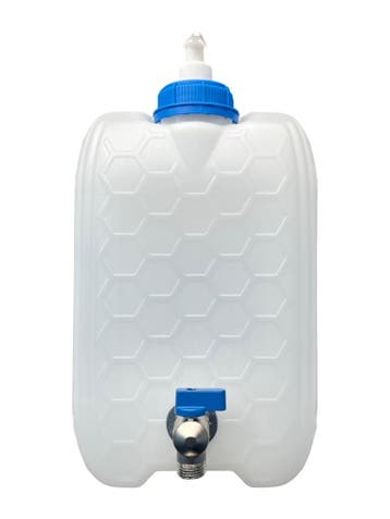 Waterkan Met Metalen Kraan - 10 Liter - Water Container - Ca, Ophalen of Verzenden
