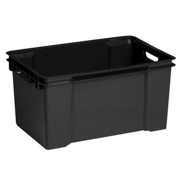 Curver Vulcano opbergbox 50 liter zwart, 40 liter of meer, Ophalen of Verzenden, Nieuw