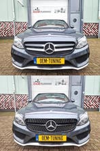Mercedes-Benz C-Class W205 | BLACK DIAMOND GRILLE | 14-18 |, Voor, Mercedes-Benz, Nieuw, Ophalen of Verzenden