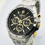 Seiko - Chronograph Black Dial 100m. Date Tachymeter -