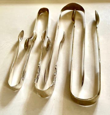 Suikertang (5) - Zilver - 1910-1920, Antiek en Kunst