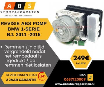 Revisie ABS pomp BMW 1-serie bj. 2010-2015 BMW F20 F21, Ophalen of Verzenden, Gereviseerd, BMW