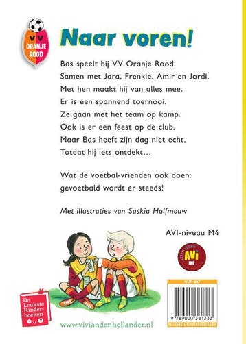Naar voren! / VV Oranje Rood / 2 - Vivian den Hollander, Verzenden, Zo goed als nieuw, Vivian den Hollander