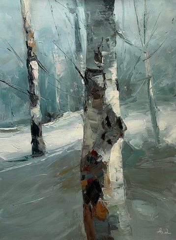 Andrea Loria (1963) - Inverno azzurro