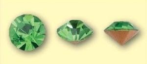 Doosje met 6 stuks Jewelry Stones (M.C. Chaton) 6mm Olivi..., Ophalen of Verzenden, Nieuw, Overige typen