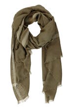 Expresso sjaal met lurex olijfgroen (Sjaals, Mooi & Gezond), Verzenden, Nieuw