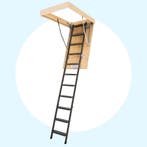 Fakro LMS  Smart 280/3 zoldertrap sparing 70x120, Doe-het-zelf en Verbouw, Verzenden, Nieuw, Ladder