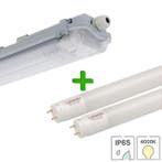 LED TL armatuur IP65 150 cm incl. 2x LED TL buis 24W 4000K, Verzenden, Nieuw, Functioneel