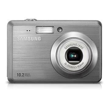 Samsung ES55 Digitale Compact Camera - Zilver, Verzenden, Zo goed als nieuw