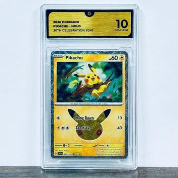 Pokémon Graded card - Pikachu 041 - 30th Anniversary –, Nieuw