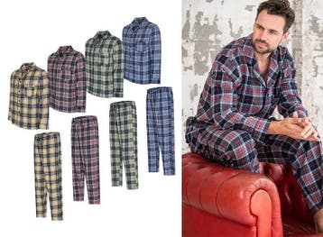 Cappuccino Heren Pyjama Set Alba, Kleding | Heren, Verzenden, Nieuw