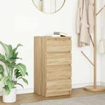 vidaXL Dressoir 37,5x35x76cm bewerkt hout sonoma, Minder dan 50 cm, Verzenden, Nieuw, 25 tot 50 cm