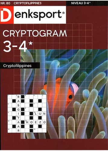 Denksport Cryptogram Cryptofilippines - 80 2025, Verzenden, Nieuw, Sport en Vrije tijd