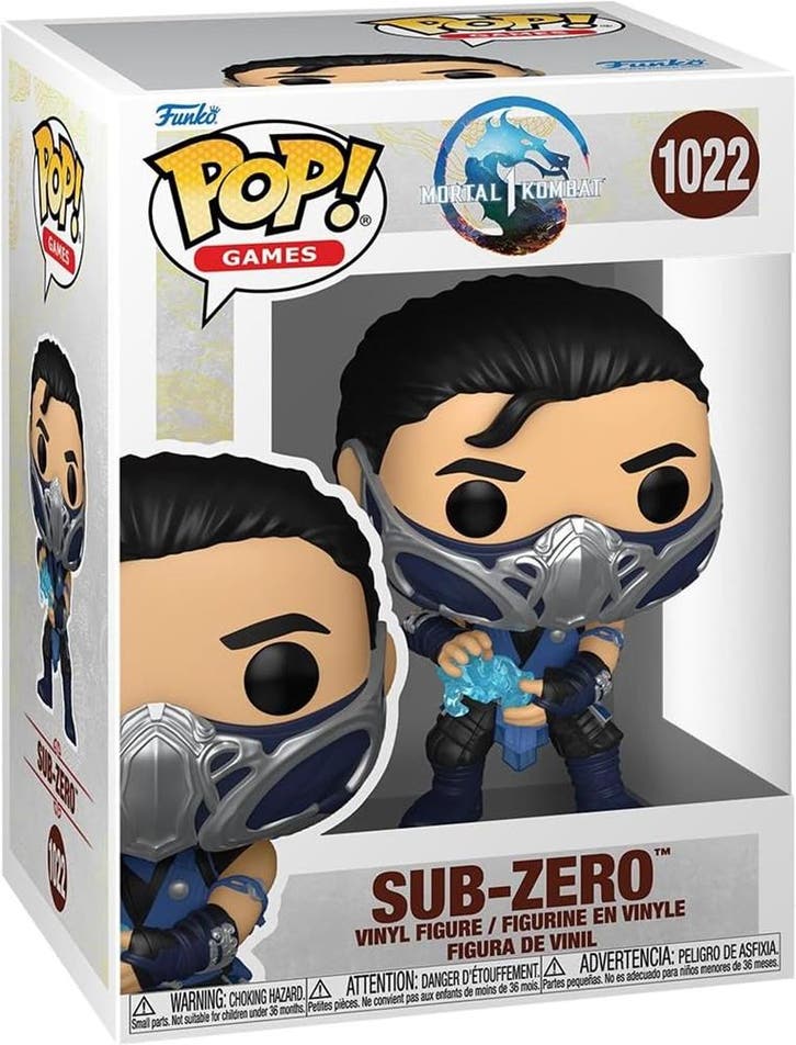 Funko Pop! - Mortal Kombat 1 Sub Zero #1022 | Funko - Hobby, Verzamelen, Poppetjes en Figuurtjes, Nieuw, Verzenden