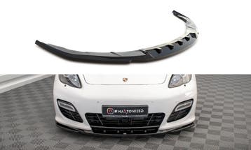 Voorspoiler V.2 Porsche Panamera Turbo 970 Maxton Glans, Ophalen of Verzenden, Nieuw