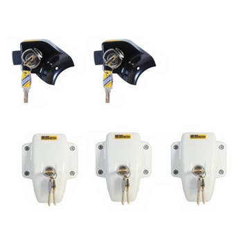 HEOSafe Set Ducato + 3x Door Frame Lock Zwart Wit, Caravans en Kamperen, Camper-accessoires, Ophalen of Verzenden, Nieuw