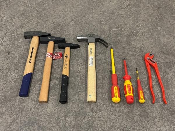 Veiling - Bevestiging- en demontage set 8-delig, Doe-het-zelf en Verbouw, Gereedschap | Handgereedschap