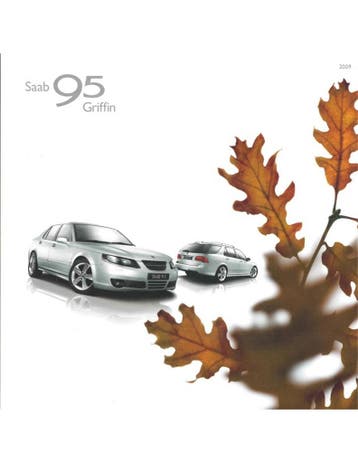 2009 SAAB 9-5 GRIFFIN EDITION BROCHURE NEDERLANDS, Nieuw, Author