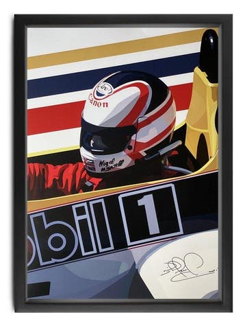 Williams - Monaco Grand Prix - Nigel Mansell - 1985 - Print, Nieuw