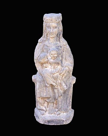 Beeld, Madonna met Kind - Kloosterbeeld - 50 cm - Gegoten
