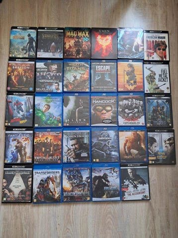 A premium collection of 30 original blu-ray & 4K UHD Movies, Nieuw