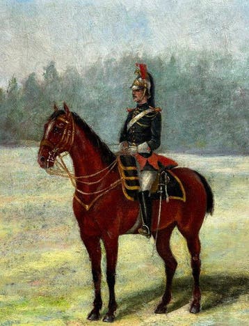 Italiaanse school (XIX) - Corazziere della guardia