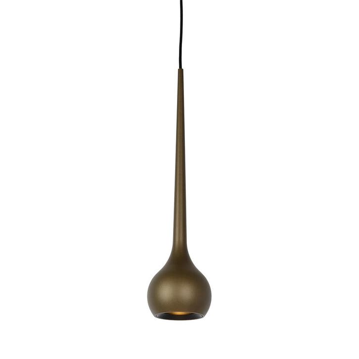 Lynea Hanglamp Brons Ø7.5cm Binnenverlichting, Huis en Inrichting, Lampen | Hanglampen, Minder dan 50 cm, Nieuw, Overige materialen