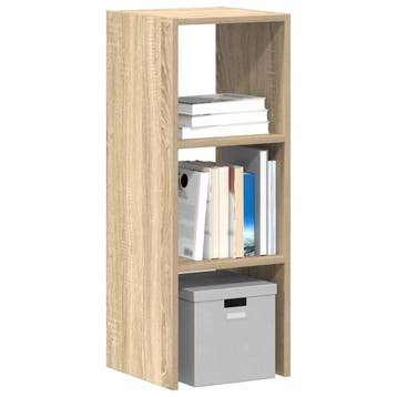 vidaXL Boekenkast stapelbaar 30x30x80 cm bewerkt hout sonoma, Verzenden, Nieuw