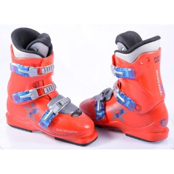 40,5 41 kinder skischoenen SALOMON PERFORMA T3, RED, Verzenden, Gebruikt, Salomon