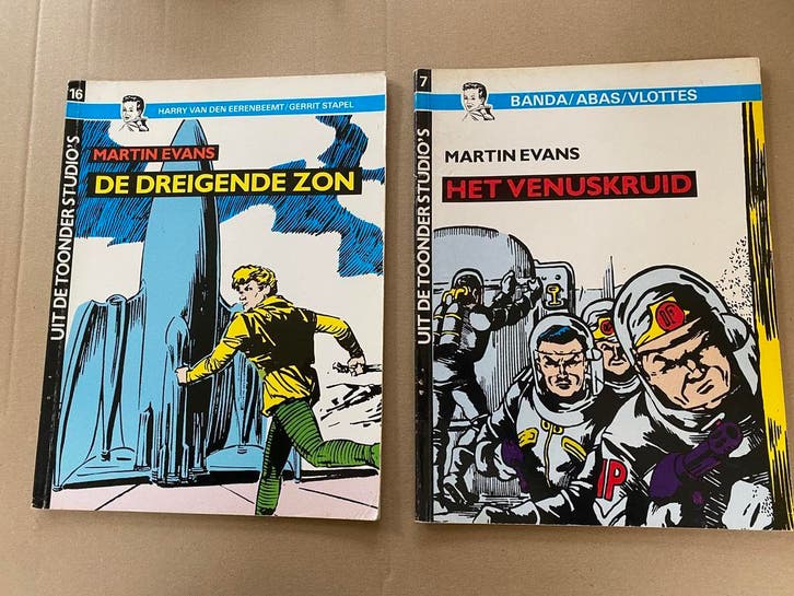 2 Strips Uit de Toonder Studios - 2 delen Martin Evans, Verzamelen, Stripfiguren, Boek of Spel, Gebruikt, Ophalen of Verzenden
