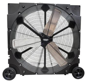 75cm Kunststof Vloerventilator Max:19.800 m3/h - Kantelbaar, Doe-het-zelf en Verbouw, Gereedschap | Overige machines, Ophalen of Verzenden