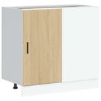 Keukenkastje hout sonoma | retourdeal 58% korting, Met plank(en), Nieuw, Minder dan 100 cm, Modern