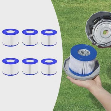 6x Spa Filter Cartridge voor Lay-Z-Spa Hot Tub - Zwembad Rei, Verzenden, Nieuw