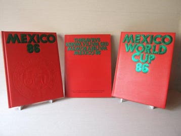 WORL CUP MEXICO 86 - Limited Edition -2 Bildbände &, Nieuw