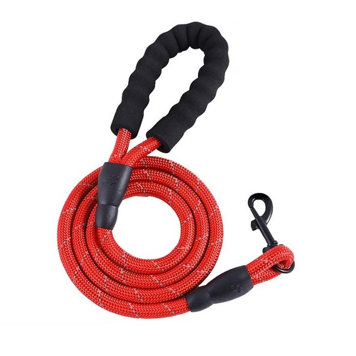 Hondenriem 300cm 3 Meter - Extra Sterk Rood - Hond Riem, Verzamelen, Overige Verzamelen, Verzenden
