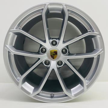 Porsche Boxster Spyder/Cayman (718) GT4 20 zilver met banden, Ophalen, Gebruikt, 295 mm, Banden en Velgen