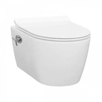 Wandcloset Idevit Alfa Wit Rimfree Diepspoel (optie met, Ophalen of Verzenden, Nieuw