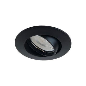 Spotje zwart 63 mm | Kleine zaagmaat | Inbouwspot LED, Verzenden, Nieuw, Plafondspot of Wandspot