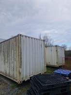40ft container, wit, staal, gebruikt  (Afhalen, Ophalen of Verzenden, Gebruikt