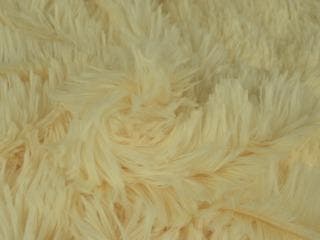 Langharig bont stof – Champagne, Overige kleuren, 120 cm of meer, Ophalen of Verzenden, Polyester